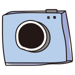 カメラ（青）