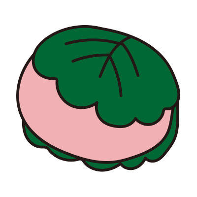 柏餅（ピンク）1