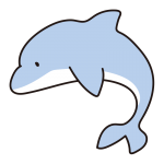 イルカ（青）