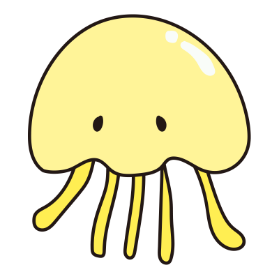 くらげ（黄色）