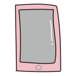 スマートフォン（ピンク）
