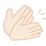 拍手している手（音）2