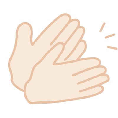 拍手している手（音）2