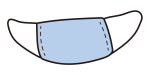 マスク（青）