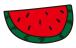 赤いスイカ