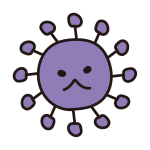 紫色のウイルス