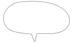 楕円の吹き出し1