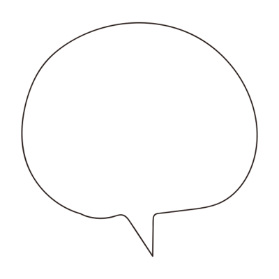 まんまる吹き出し