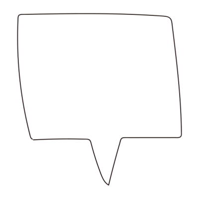 四角い吹き出し2