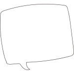 四角い吹き出し1