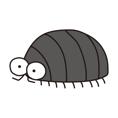 大きなおめめのダンゴムシ