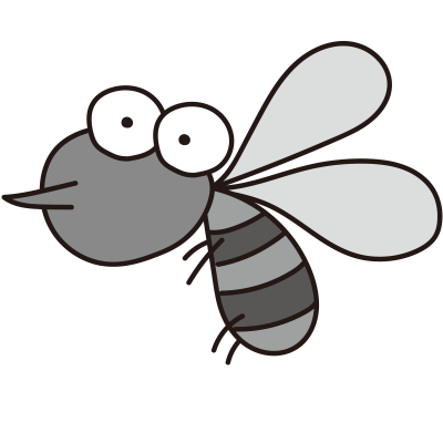 大きなおめめの蚊