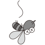 大きなおめめの死んだ蚊