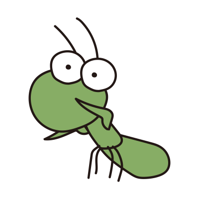 大きなおめめのカマキリ