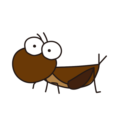 大きなおめめのコオロギ