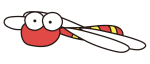 大きなおめめの赤とんぼ2