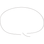 しゅっとした吹き出し1