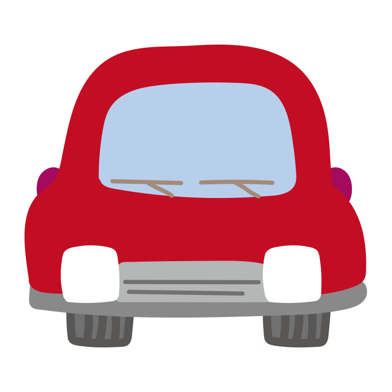 イラスト 車 正面