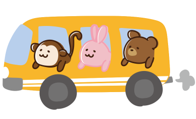 オレンジのバスに乗った動物の無料 フリー イラスト かわいい手描きの無料素材 てがきっず 保育園 小学校 介護施設にぴったりのフリー素材イラスト オレンジのバスに乗った動物の無料 フリー イラスト かわいい手描きの無料素材 てがきっず 保育園 小学校 介護施設にぴったりのフリー素材イラスト