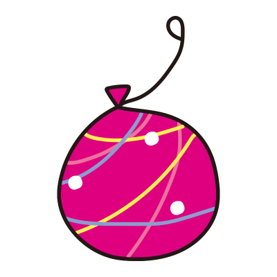 ピンクのヨーヨー1