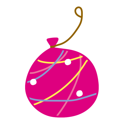 ピンクのヨーヨー2