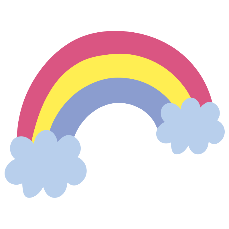 フリーイラスト 虹の飾り枠でアハ体験 Gahag 著作権フリー写真