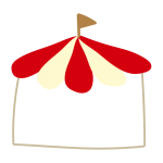 赤いテントの枠1