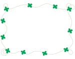 四葉のクローバーの枠
