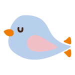 休んでいる青い鳥2