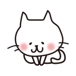 お辞儀をする白い猫