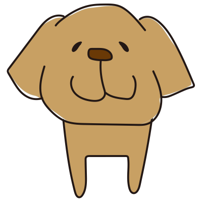 立っているゴールデンレトリーバー