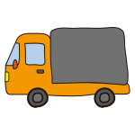 小型トラック（オレンジ）1