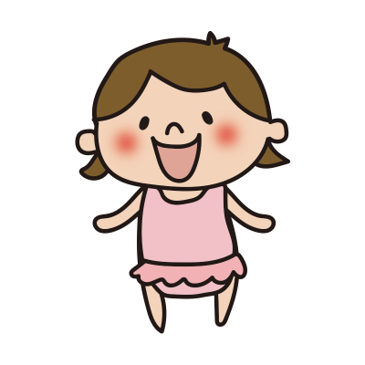 水着の子供（女の子1）