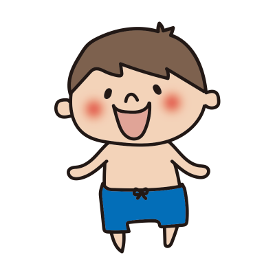 水着の子供（男の子2）