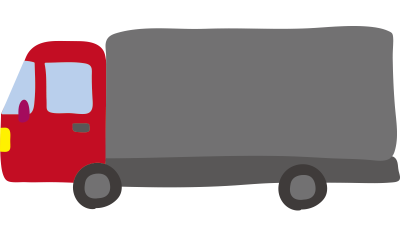 大型トラック（赤）2