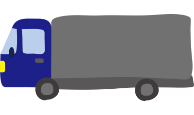 大型トラック（青）2