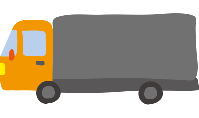 大型トラック（オレンジ）2