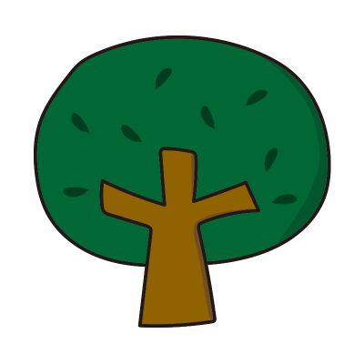 枝と葉のある木2