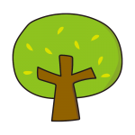 枝と葉のある木3