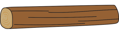 長い丸太1
