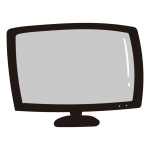 黒いテレビ