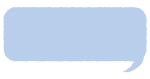 角丸長方形の吹き出し（青）