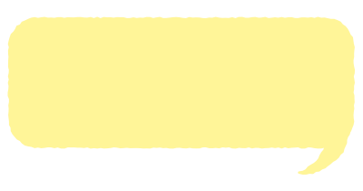 角丸長方形の吹き出し（黄）