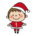 サンタの衣装を着た子供（男の子1）