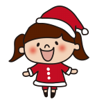 サンタの衣装を着た子供（女の子2）