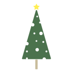 雪のツリー（緑）