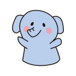 ぞうのパペット