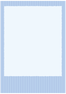 ストライプの青い枠（縦）