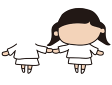 女の子と女の子2