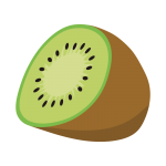 半分のキウイ
